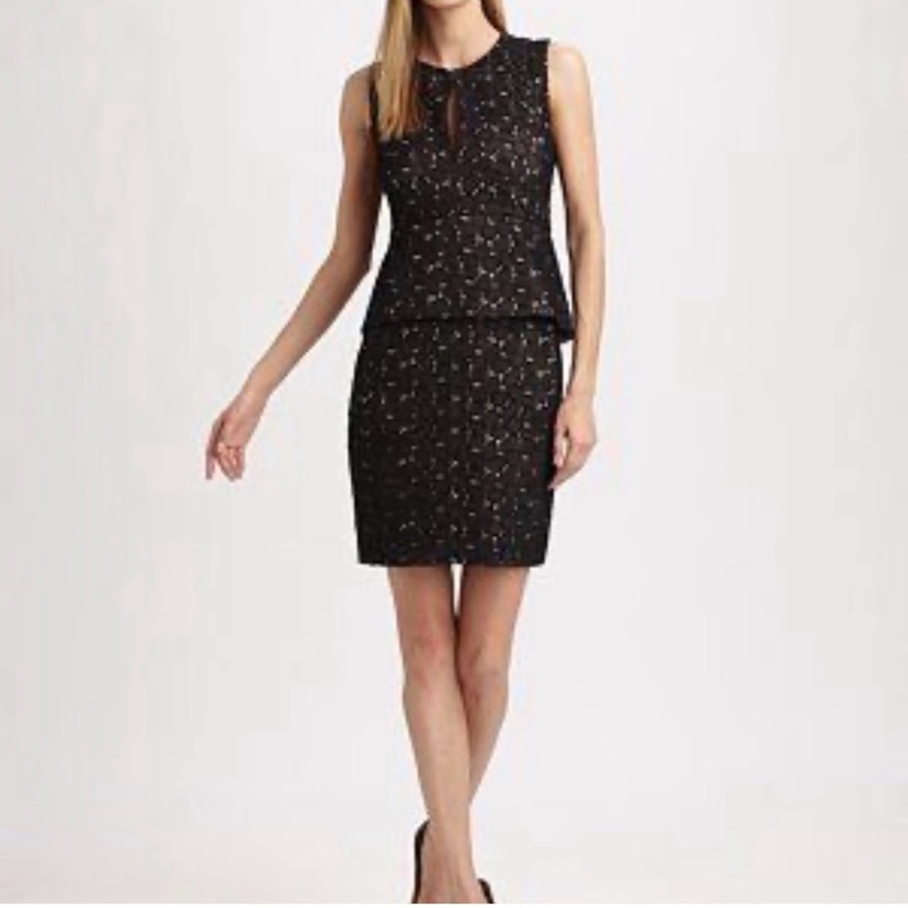 Diane Von Furstenberg Black and White Mini Dress